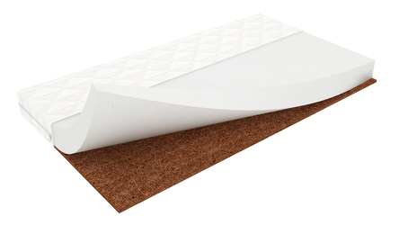 Schaumstoffmatratze mit zusätzlicher Kokosnussschicht