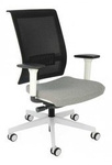 Ergonomischer Bürostuhl Level WS white MEDLEY MD-05 Polsterung