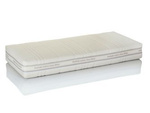 Latexmatratze 200/90 cm mittelhart H2 - Hevea FAMILY - Bezug TENCEL SILKY FEELING