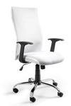 Ergonomischer Bürostuhl mit Stoff bezogen Unique BLACK ON BLACK WEIß